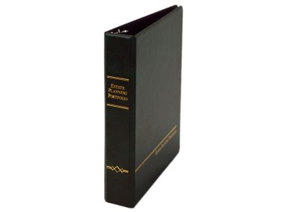 Deluxe Green Estate Planning Binder - 1" D-Ring